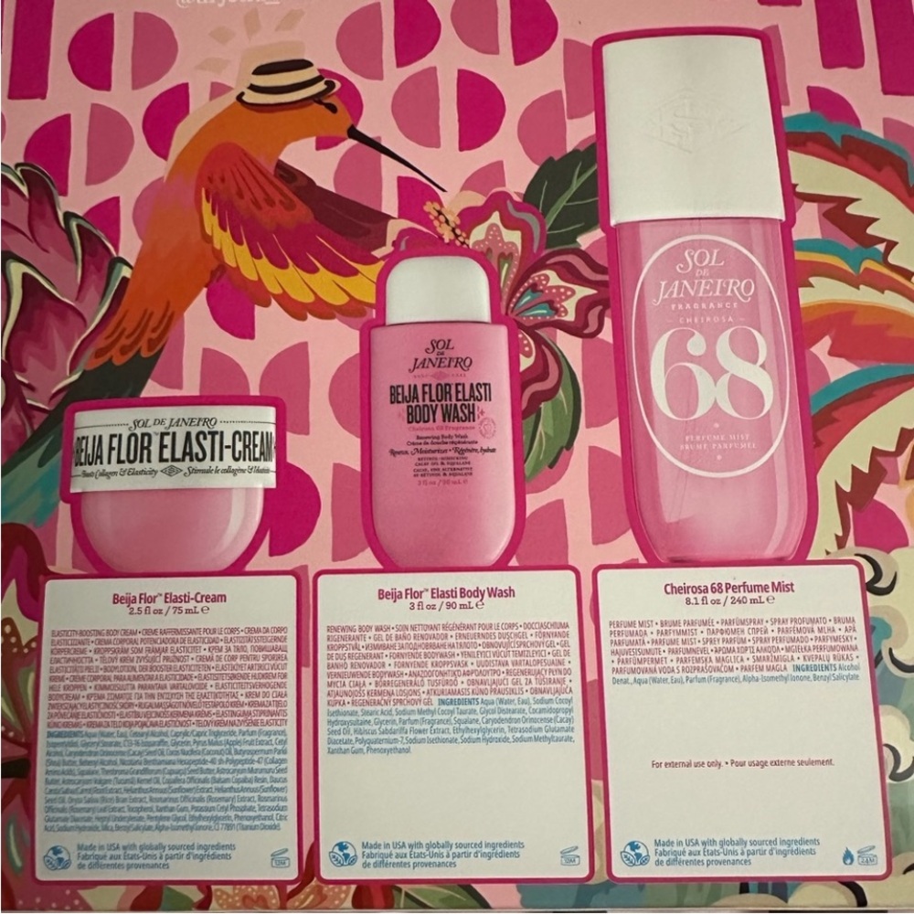 Sol de Janeiro Beija Flor Body Oasis Limited Edition Set- 3 piece NIB - Picture 2 of 3